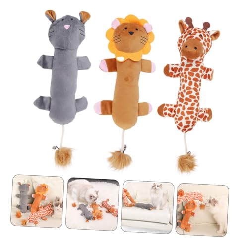 GREENADSCAPE 3 Teiliges Katzen Spielzeugset Weiche üsch Zahnung Toys Für Katzen Molar Trainingsspielzeug + Giraffe + Schwarzer Panther Ideal Für Zahnpflege Und Spielspaß GREENADSCAPE 3 Teiliges Katzen Spielzeugset Weiche üsch Zahnung Toys Für Katzen Molar Trainingsspielzeug + Giraffe + Schwarzer Panther Ideal Für Zahnpflege Und Spielspaß von GREENADSCAPE