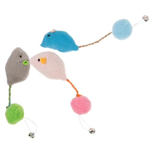 GREENADSCAPE Weiches Plüschmaus-stofftierspielzeug Interaktives Katzenspielzeug Für Indoor-spielunterhaltung GREENADSCAPE Weiches Plüschmaus-stofftierspielzeug Interaktives Katzenspielzeug Für Indoor-spielunterhaltung von GREENADSCAPE
