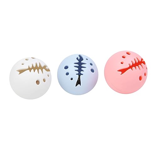 GREENADSCAPE Katzenspielzeug 3er-Pack Katzenballspielzeug Glocke und leuchtender zur mentalen von Kätzchen GREENADSCAPE Katzenspielzeug 3er-Pack Katzenballspielzeug Glocke und leuchtender zur mentalen von Kätzchen von GREENADSCAPE