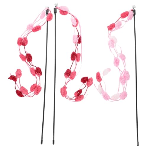 GREENADSCAPE Buntes Katzenspielzeug 3-TLG. Interaktives Spielzeug Für Hauskatzen Kätzchen Zum Necken Sicherheitsmaterial GREENADSCAPE Buntes Katzenspielzeug 3-TLG. Interaktives Spielzeug Für Hauskatzen Kätzchen Zum Necken Sicherheitsmaterial von GREENADSCAPE