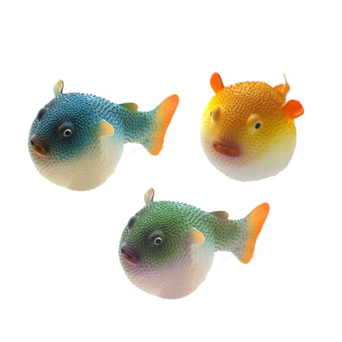 GREENADSCAPE Künstlicher Kugelfisch-Ornament aus Silikon 3 Stück Grün für Aquarium- GREENADSCAPE Künstlicher Kugelfisch-Ornament aus Silikon 3 Stück Grün für Aquarium- von GREENADSCAPE