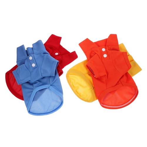 GREENADSCAPE Dekorative Hundekleidung 4-TLG. Hunde-T-Shirt Welpen-Outfit Atmungsaktive Haustierbekleidung GREENADSCAPE Dekorative Hundekleidung 4-TLG. Hunde-T-Shirt Welpen-Outfit Atmungsaktive Haustierbekleidung von GREENADSCAPE