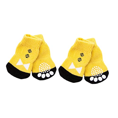 GREENADSCAPE Hause Socke Socken Hundesocken Welpen Schutz Socken Haustiersocken Baumwollsocken Für Haustiere Hundesocken Elastisch Hautfreundlich Langlebig Und Bequem Anti Falten Design von GREENADSCAPE