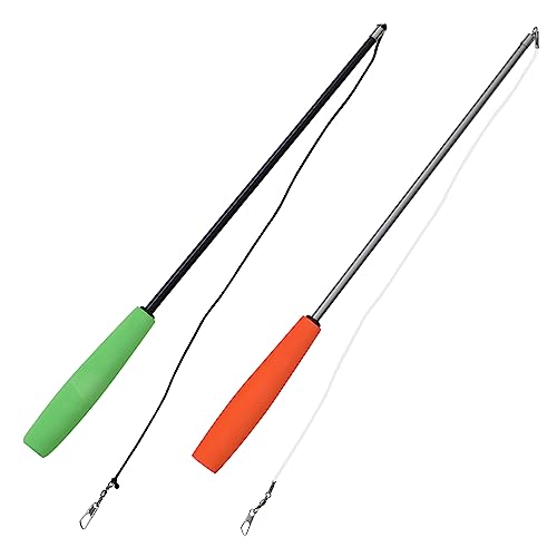 GREENADSCAPE 2sets Interaktives Katzenspielzeug Teleskop Katze 3-teiliger Stab Kätzchen Teaser Spaß Für Katzen 2pcs * 2 GREENADSCAPE 2sets Interaktives Katzenspielzeug Teleskop Katze 3-teiliger Stab Kätzchen Teaser Spaß Für Katzen 2pcs * 2 von GREENADSCAPE