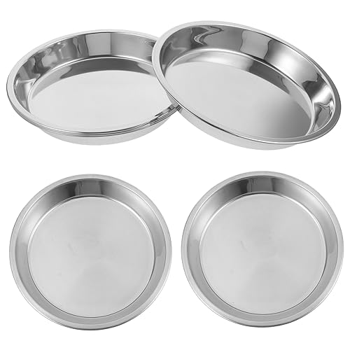 GREENADSCAPE Futterspender Für Katzen 4 Stück Katzennäpfe Aus Edelstahl Große Futternäpfe Ohne Boden Für Futter Und Wasser Für Kätzchen GREENADSCAPE Futterspender Für Katzen 4 Stück Katzennäpfe Aus Edelstahl Große Futternäpfe Ohne Boden Für Futter Und Wasser Für Kätzchen von GREENADSCAPE