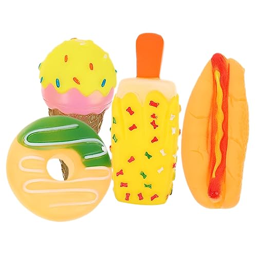 GREENADSCAPE Entzückendes Welpenspielzeug 4er-Pack Kauspielzeug für Hunde quietschend für mittelgroße und Hunde interaktives Haustierspielzeug GREENADSCAPE Entzückendes Welpenspielzeug 4er-Pack Kauspielzeug für Hunde quietschend für mittelgroße und Hunde interaktives Haustierspielzeug von GREENADSCAPE