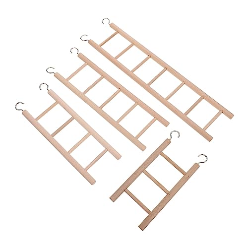 GREENADSCAPE Papagei Spielzeug Set 4pcs Vogel Klettern Leiter Holz Papagei Käfig Spielzeug Vogel Käfig Treppen GREENADSCAPE Papagei Spielzeug Set 4pcs Vogel Klettern Leiter Holz Papagei Käfig Spielzeug Vogel Käfig Treppen von GREENADSCAPE