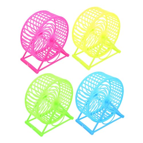 GREENADSCAPE Langlebiges sicheres Hamster-Laufrad 4-teiliges Stummschalt-Trainingsrad für Zwerghamster GREENADSCAPE Langlebiges sicheres Hamster-Laufrad 4-teiliges Stummschalt-Trainingsrad für Zwerghamster von GREENADSCAPE