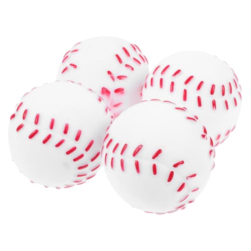 GREENADSCAPE Quietschendes Kauspielzeug Für Hunde 4er-Set Beißbälle Für Welpen Beißbälle Für Aggressive Kauer Große Hundebälle Zum Apportieren Hundespielzeug Für Draußen GREENADSCAPE Quietschendes Kauspielzeug Für Hunde 4er-Set Beißbälle Für Welpen Beißbälle Für Aggressive Kauer Große Hundebälle Zum Apportieren Hundespielzeug Für Draußen von GREENADSCAPE