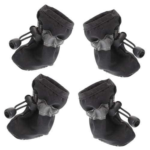 GREENADSCAPE 4er-Set rutschfeste Hundeschuhe Atmungsaktiv Haustierschuhe Für Mittelgroße Hunde Anti-rutsch Hundestiefel Geeignet Für Outdoor-aktivitäten Und Innenbereich von GREENADSCAPE