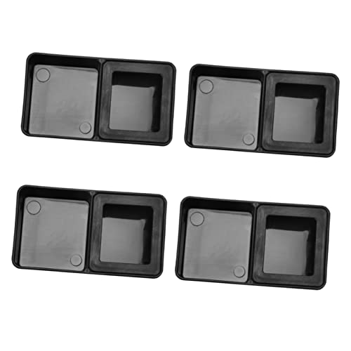 GREENADSCAPE Futternapf-Set für Haustiere 4 Futternäpfe für Reptilien Grillen und Futternapf schwarzes Doppelgitter GREENADSCAPE Futternapf-Set für Haustiere 4 Futternäpfe für Reptilien Grillen und Futternapf schwarzes Doppelgitter von GREENADSCAPE