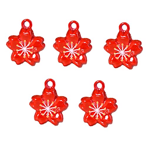 GREENADSCAPE Einzigartige 5pcs Kirschblüte Glocke Haustier Kragen Zubehör Glocke Für Haustier Kragen von GREENADSCAPE