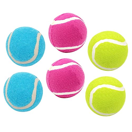 GREENADSCAPE 6 Stück Hunde Tennisspielzeug Haustierspielzeug Für Hunde Kleines Kauspielzeug Für Welpen Kleines Welpenspielzeug Hunde Tennisball Outdoor Hundebälle Outdoor Hundespielzeug GREENADSCAPE 6 Stück Hunde Tennisspielzeug Haustierspielzeug Für Hunde Kleines Kauspielzeug Für Welpen Kleines Welpenspielzeug Hunde Tennisball Outdoor Hundebälle Outdoor Hundespielzeug von GREENADSCAPE