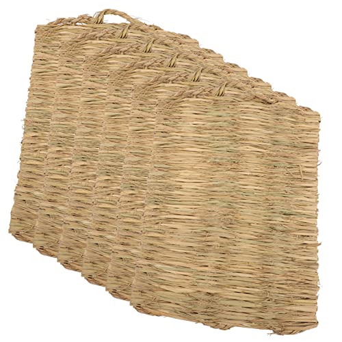 GREENADSCAPE 6stücke Hühnerstall Pads Aus Naturgras Handgewebte Atmungsaktive Matten Für Hühner Kaninchen Vögel Und Kleine Haustiere rutschfest Und Pflegeleicht GREENADSCAPE 6stücke Hühnerstall Pads Aus Naturgras Handgewebte Atmungsaktive Matten Für Hühner Kaninchen Vögel Und Kleine Haustiere rutschfest Und Pflegeleicht von GREENADSCAPE