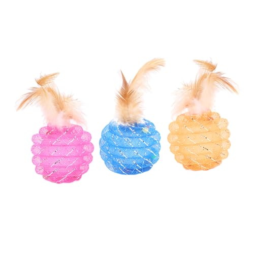 GREENADSCAPE 6er-Pack Federball-Spielzeug Für Katzen Interaktives Katzenspielzeug Teaser-stäbe Für Kätzchen Zur Unterhaltung Ihres Haustiers Zufällig GREENADSCAPE 6er-Pack Federball-Spielzeug Für Katzen Interaktives Katzenspielzeug Teaser-stäbe Für Kätzchen Zur Unterhaltung Ihres Haustiers Zufällig von GREENADSCAPE