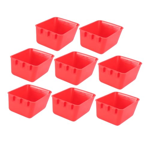 GREENADSCAPE 8stücke Teiliges Vogelkäfig Futternäpfe Für Vögel Kaninchen Und Kleintiere Hängende Futter Und Wasserschalen Einfach Zu Reinigen Langlebig Und Praktisch Für Kleine Haustiere GREENADSCAPE 8stücke Teiliges Vogelkäfig Futternäpfe Für Vögel Kaninchen Und Kleintiere Hängende Futter Und Wasserschalen Einfach Zu Reinigen Langlebig Und Praktisch Für Kleine Haustiere von GREENADSCAPE