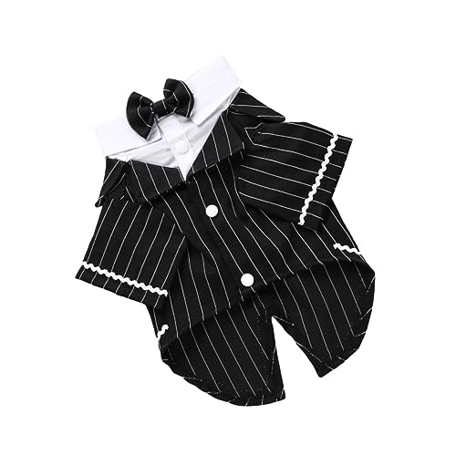 GREENADSCAPE Hundekleidung Anzug Mit Fliege Für Welpen Elegantes Bequemes Outfit Für Hochzeiten Und Besondere Anlässe s Gestreift Für Stilvolle Haustiere GREENADSCAPE Hundekleidung Anzug Mit Fliege Für Welpen Elegantes Bequemes Outfit Für Hochzeiten Und Besondere Anlässe s Gestreift Für Stilvolle Haustiere von GREENADSCAPE