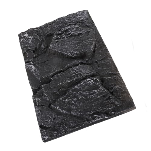 GREENADSCAPE Reptilien Terrarium Hintergrundplatte Felsen Dekorationsboard Für Aquarien Und Schildkröten Leichtes Pu-Material Realistische Struktur Einfach Zu Splicing Für Naturnahe von GREENADSCAPE