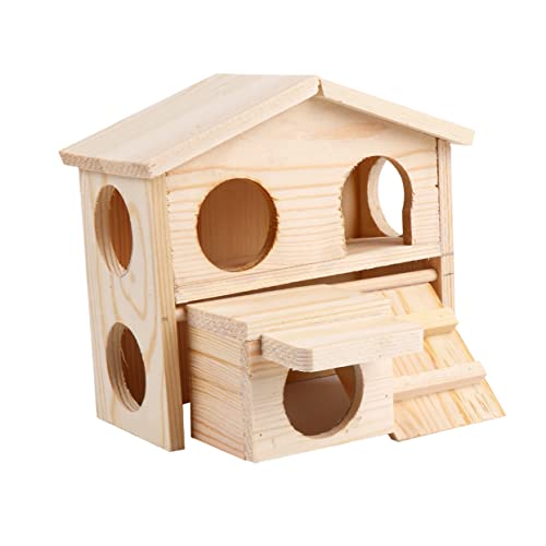 GREENADSCAPE Leiter Aus Holz Hamsterspielzeug Dekoriertes Zuhause Zum Kauen Von Backenzähnen von GREENADSCAPE