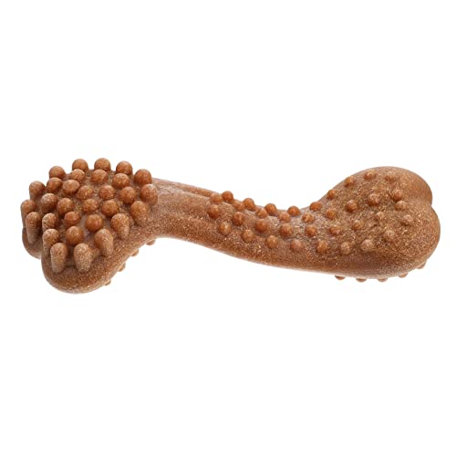 GREENADSCAPE Holzspielzeug Für Hunde Molar Kauspielzeug Zur Zahnpflege Und Futterbelohnung Interaktives Langlebiges Hundespielzeug Für Aktive Welpen Einfach Zu Reinigen Pflegen von GREENADSCAPE