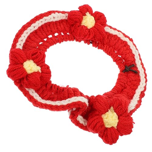 GREENADSCAPE Zartes Katzenhalsband Blumen-Haustierhalsband verstellbare Hundehalskette süßes Design für Festivals von GREENADSCAPE