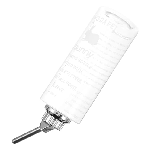 GREENADSCAPE Bunny Bottle Wasserflasche Für Hund Kleintierflasche Hängebehälter Kaninchen Wasserspender Futterflasche Hängender Futterspender Käfig Wasserfütterer Automatischer Wasserfütterer GREENADSCAPE Bunny Bottle Wasserflasche Für Hund Kleintierflasche Hängebehälter Kaninchen Wasserspender Futterflasche Hängender Futterspender Käfig Wasserfütterer Automatischer Wasserfütterer von GREENADSCAPE