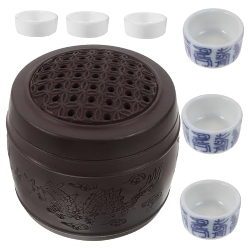 GREENADSCAPE Cricket Pot Cricket Jar Multifunktions Vorratsdose Cricket Vorratsdose Holzdose Mit Deckel Haushaltsvorratsdose Multifunktionsdose Cricket Dose von GREENADSCAPE