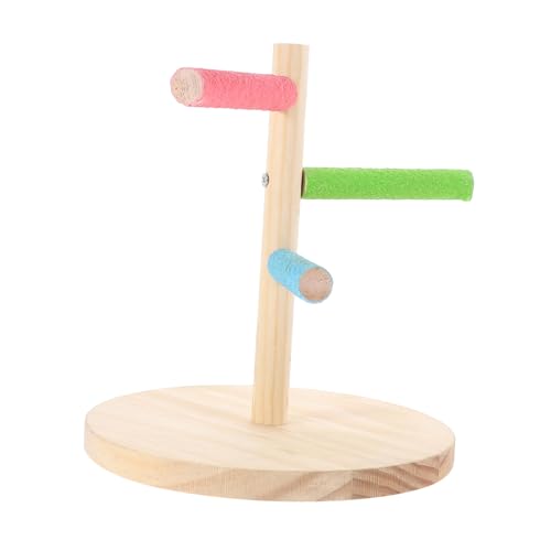 GREENADSCAPE Vogel Sittich Spielzeug Ausbildung Stehen Tragbare Tabletop Papagei Sitzstange für Nymphensittiche Vogel Käfig Zubehör GREENADSCAPE Vogel Sittich Spielzeug Ausbildung Stehen Tragbare Tabletop Papagei Sitzstange für Nymphensittiche Vogel Käfig Zubehör von GREENADSCAPE