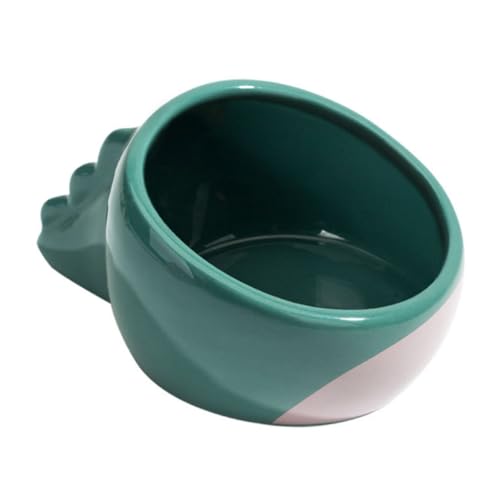 GREENADSCAPE Keramik-Katzennapf-Gestell Dinosaurier-Form Tierfutternapf für Kätzchen und Katzen GREENADSCAPE Keramik-Katzennapf-Gestell Dinosaurier-Form Tierfutternapf für Kätzchen und Katzen von GREENADSCAPE