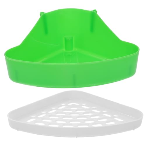 GREENADSCAPE Dreieckige Toilette, Töpfchen, Katzentrainingstoilette, Hamstertöpfchen, Meerschweinchengehege, Haustierkäfig, Kleintiertoilette, Haustiertoilette, Töpfchentrainer, GREENADSCAPE Dreieckige Toilette, Töpfchen, Katzentrainingstoilette, Hamstertöpfchen, Meerschweinchengehege, Haustierkäfig, Kleintiertoilette, Haustiertoilette, Töpfchentrainer, von GREENADSCAPE