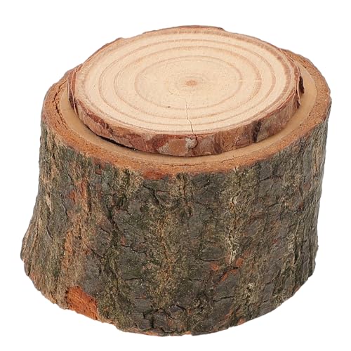 GREENADSCAPE Kleiner Holznapf Für Hamster Und Kleintiere Praktischer Futter Und Wassernapf Mit Deckel Für Meerschweinchen Papageien Und Andere Haustiere Leicht Zu Reinigen Und von GREENADSCAPE