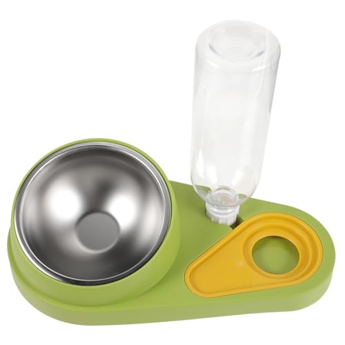 GREENADSCAPE Futternäpfe für Hunde Wasserspender-Set Futterspender und Wasserspender Anti-Fall-Futterspender für Katzen leicht zu reinigen GREENADSCAPE Futternäpfe für Hunde Wasserspender-Set Futterspender und Wasserspender Anti-Fall-Futterspender für Katzen leicht zu reinigen von GREENADSCAPE