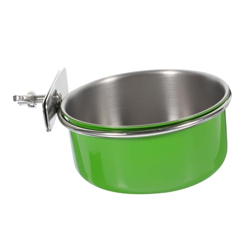 GREENADSCAPE Vogelnapf Aus Edelstahl Einfach Zu Verwenden Robust Und Wiederverwendbar Für Die Fütterung Von Papageien Im Käfig von GREENADSCAPE