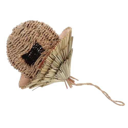 GREENADSCAPE Hängendes Vogelnest aus Naturmaterialien Kreatives Handgewebtes Vogelhaus für Garten Terrasse und Rasen Wetterfestes und Langlebiges Vogelheim für Hummeln und Andere Vögel von GREENADSCAPE