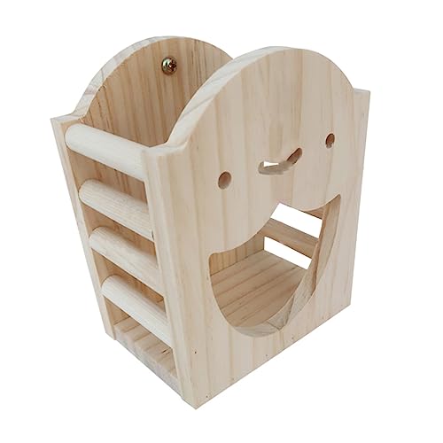 GREENADSCAPE Heu Feeder Rack Meerschweinchen Feeder Käfig Holz Heu Dispenser Für Haustier GREENADSCAPE Heu Feeder Rack Meerschweinchen Feeder Käfig Holz Heu Dispenser Für Haustier von GREENADSCAPE