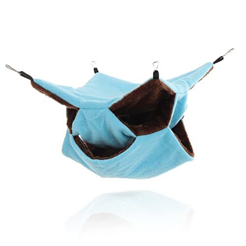 GREENADSCAPE DREI-Layer-hamsterbett Aus Bequeme Hängematte Für Kleine Haustiere Warmes Schlafzelt Für Hamster Chinchillas Und Andere Nager Für Herbst Und Winter von GREENADSCAPE