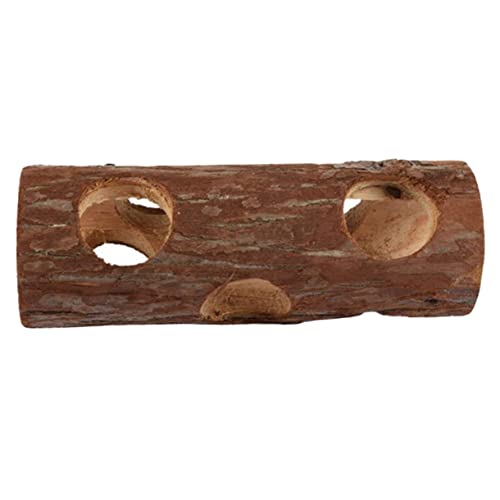 GREENADSCAPE Hamster Massivholzrohr Kleintierversteck Meerschweinchenversteck Für Meerschweinchen Produkte Für Kleintiere Hamstertunnel Haustierbettwäsche Für Kleintiere von GREENADSCAPE