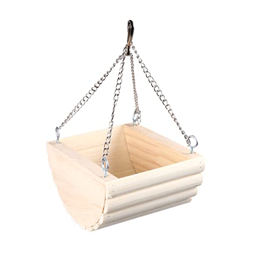 GREENADSCAPE Papagei Hamster Schaukel Nest Holz Hängen Nest Pet Nest Schaukel Kette Komfortable GREENADSCAPE Papagei Hamster Schaukel Nest Holz Hängen Nest Pet Nest Schaukel Kette Komfortable von GREENADSCAPE