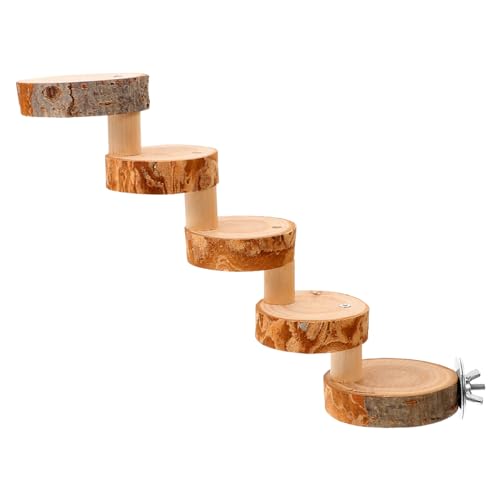 GREENADSCAPE Holzleiter Spielzeug Für Hamster Sichere Kletterhilfe Für Kleintiere Stufige Leiter Für Aktives Spielen Und Training Für Hamster Meerschweinchen Und Andere Kleine Haustiere GREENADSCAPE Holzleiter Spielzeug Für Hamster Sichere Kletterhilfe Für Kleintiere Stufige Leiter Für Aktives Spielen Und Training Für Hamster Meerschweinchen Und Andere Kleine Haustiere von GREENADSCAPE
