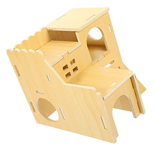 GREENADSCAPE Hamsterspielzeug Versteck Aus Holz Haustierhöhle Nicht-schlafhaus Haustierversteck Spielzeug GREENADSCAPE Hamsterspielzeug Versteck Aus Holz Haustierhöhle Nicht-schlafhaus Haustierversteck Spielzeug von GREENADSCAPE
