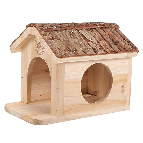 GREENADSCAPE Holzhaus Für Kleintiere Versteck Für Hamster Schlafnest Aus Holz Hamsterhütte Mit Spielplatz Haustierhaus Zum Ausruhen GREENADSCAPE Holzhaus Für Kleintiere Versteck Für Hamster Schlafnest Aus Holz Hamsterhütte Mit Spielplatz Haustierhaus Zum Ausruhen von GREENADSCAPE