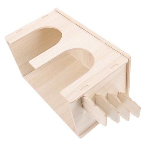 GREENADSCAPE Holz Meerschweinchen Haus Haustier Versteck Für Outdoor Hamster Mäuse Rennmäuse Verschleiß-beständig Pet Shelter GREENADSCAPE Holz Meerschweinchen Haus Haustier Versteck Für Outdoor Hamster Mäuse Rennmäuse Verschleiß-beständig Pet Shelter von GREENADSCAPE
