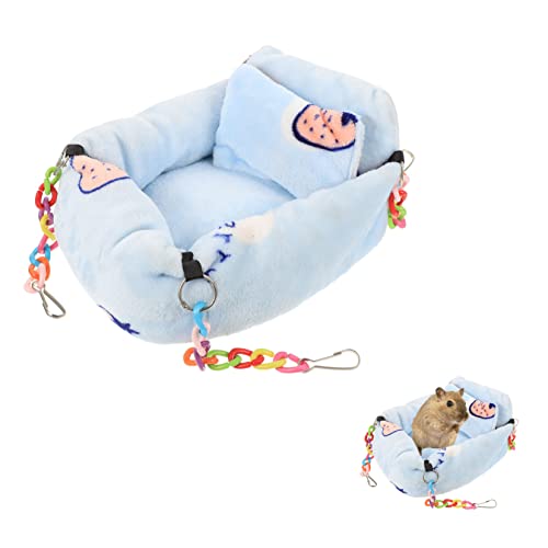 GREENADSCAPE Hängematte Für Kleintiere Hamster-hängematte Chinchilla-ruhebett Atmungsaktives Bett Für Hamsterkäfig Leicht Zu Befestigen GREENADSCAPE Hängematte Für Kleintiere Hamster-hängematte Chinchilla-ruhebett Atmungsaktives Bett Für Hamsterkäfig Leicht Zu Befestigen von GREENADSCAPE