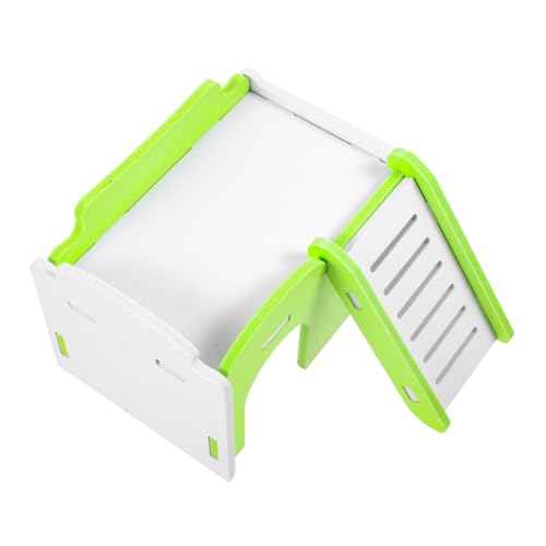 GREENADSCAPE Hamsterhäuser Mit Rampe Doppellagiges Versteck Für Kleintiere Spielhütte Villa Haus Aus Robustem PVC-Material GREENADSCAPE Hamsterhäuser Mit Rampe Doppellagiges Versteck Für Kleintiere Spielhütte Villa Haus Aus Robustem PVC-Material von GREENADSCAPE