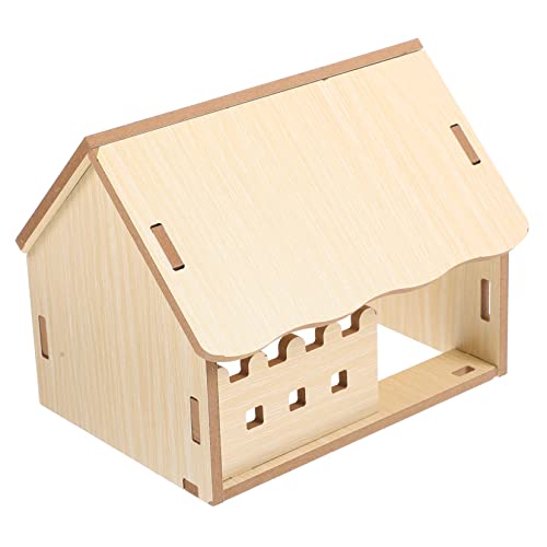 GREENADSCAPE Holzhaus Für Meerschweinchen Versteckspielzeug Aus Holz Schlafhaus Für Hamster Käfigdekor Für Kleintiere Natürliches Holz Für Tiere GREENADSCAPE Holzhaus Für Meerschweinchen Versteckspielzeug Aus Holz Schlafhaus Für Hamster Käfigdekor Für Kleintiere Natürliches Holz Für Tiere von GREENADSCAPE