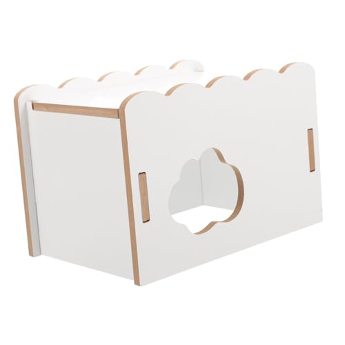 GREENADSCAPE Holz Hamster Versteck Dekorative Kleine Ebene Versteck Kleine Hamster Holz Haus von GREENADSCAPE