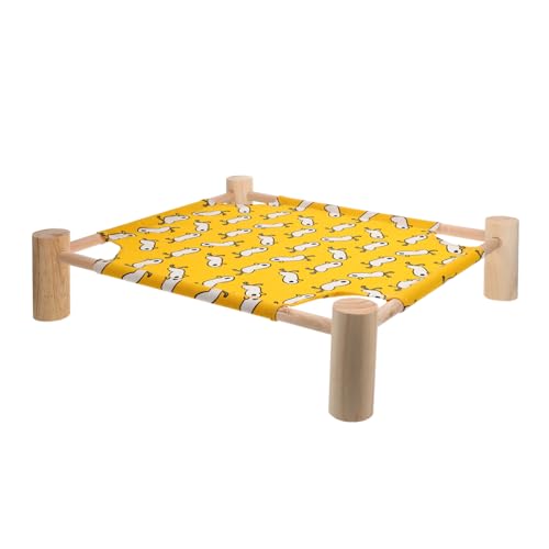 GREENADSCAPE Elted Haustier-Hängemattenbett feuchtigkeitsbeständiges überdachtes Katzenbett abnehmbar und waschbar für Haustiere GREENADSCAPE Elted Haustier-Hängemattenbett feuchtigkeitsbeständiges überdachtes Katzenbett abnehmbar und waschbar für Haustiere von GREENADSCAPE
