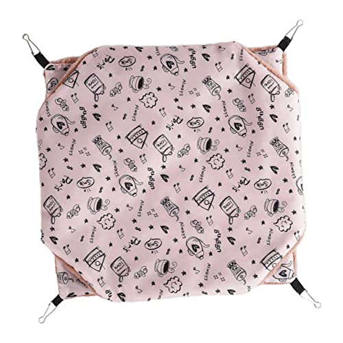 GREENADSCAPE Eichhörnchen Chinchilla Hamster Hängende Hängematte Weichem Plüsch 20x20cm Katze Käfig Zubehör GREENADSCAPE Eichhörnchen Chinchilla Hamster Hängende Hängematte Weichem Plüsch 20x20cm Katze Käfig Zubehör von GREENADSCAPE