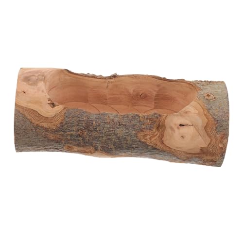 GREENADSCAPE Haustier-holznapf Chinchilla-schüssel Für Den Haushalt Kleines Hähnchengericht Rattenschüssel Futterautomat Für Hamster Chinchilla-versorgung Chinchillaschale Aus Holz Apfelholz von GREENADSCAPE