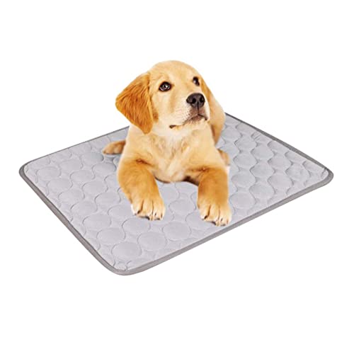 GREENADSCAPE Hunde Katzen Haustier Kühlmatte Wärmereduzierungsmatte Für Haustiere Schnellkühlkissen Für Hundebett Weich Robust von GREENADSCAPE